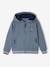 Sweat zippé à capuche sport garçon. bleu grisé+gris chiné+marine+rouge - vertbaudet enfant 