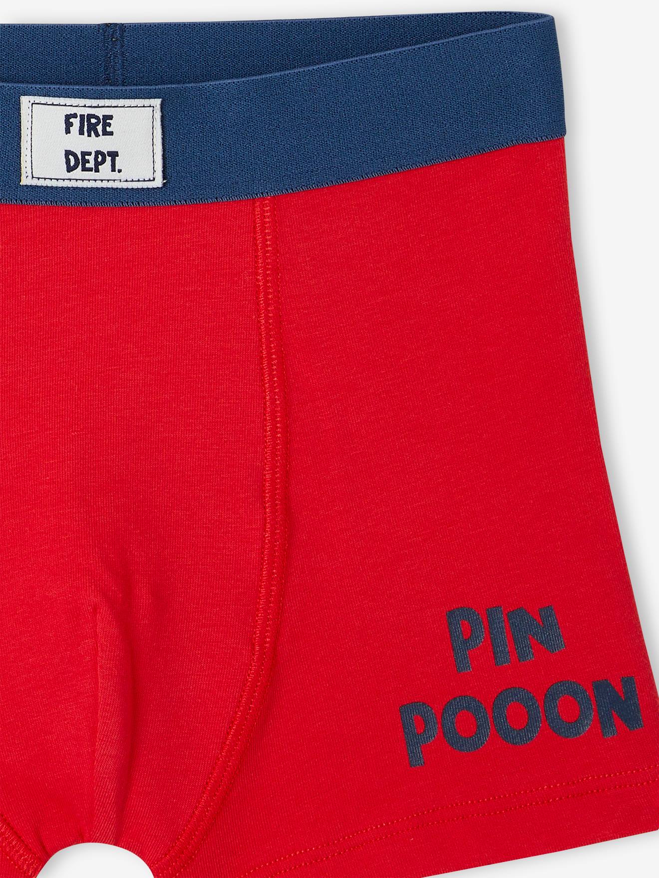 Caleçon Homme Motif Camion De Pompiers – Extensible, Respirant, Pour Sport Et Quotidien