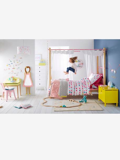 Drap-housse enfant uni couleur BLEU+FUCHSIA+GRIS+ROSE - vertbaudet enfant 