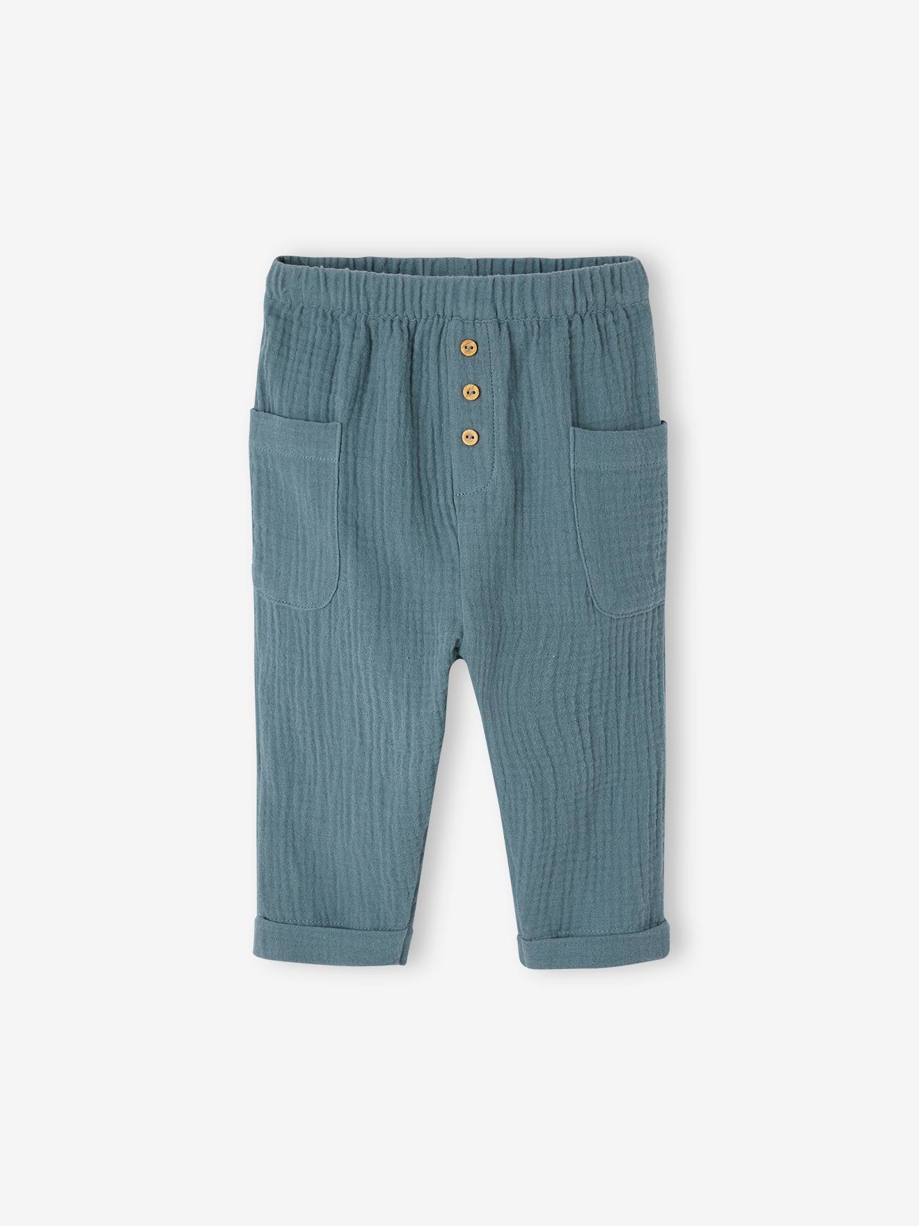 Pantalon coton bebe sale