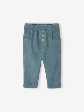 Bébé-Pantalon, jean-Pantalon bébé en gaze de coton