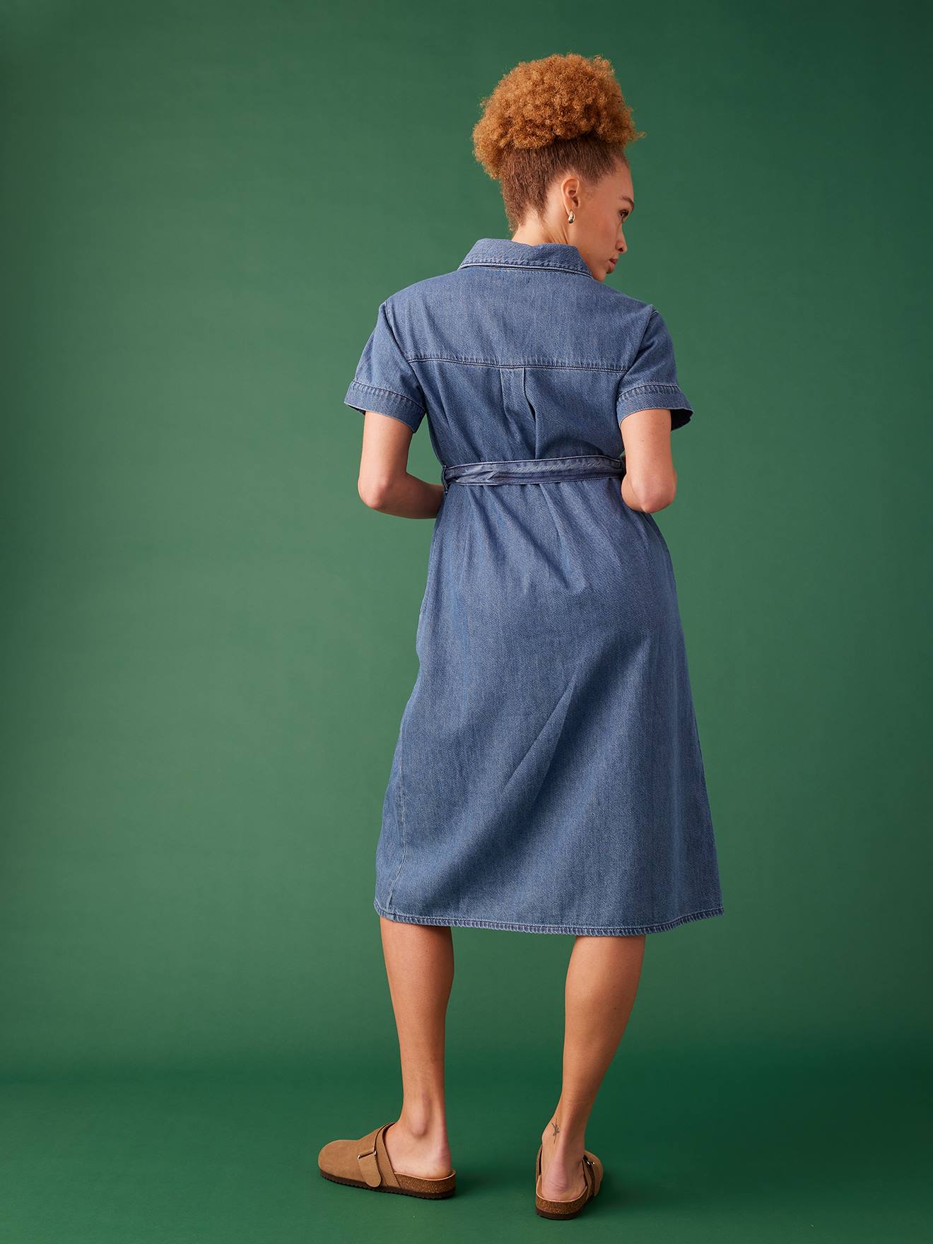 white christmas dresses The Kiley Denim Mini Dress main image 0