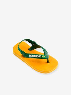 Shoes-Baby Footwear-Baby Boy Walking-Brasil Logo II Flip-Flops for Babies, by HAVAIANAS