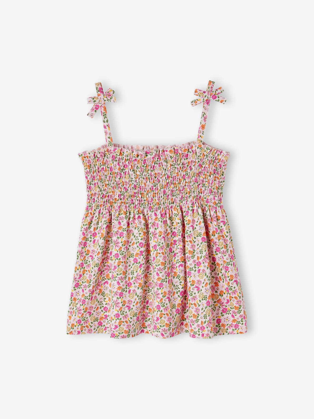 girls smocked top