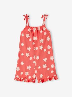 Girls-Dungarees & Playsuits-Ruffled Jumpsuit for Girls