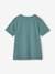 Tee-shirt Basics motif sequins réversibles garçon blanc+vert d'eau - vertbaudet enfant 
