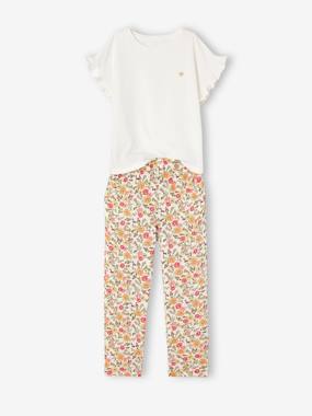 Girls-Trousers-T-Shirt + Trousers Combo for Girls