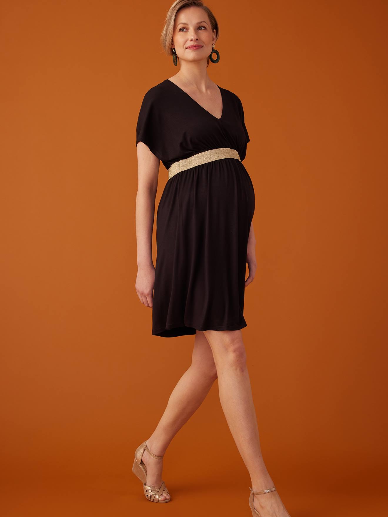 Dress for Maternity, Flicineor by ENVIE DE FRAISE - black, Maternity