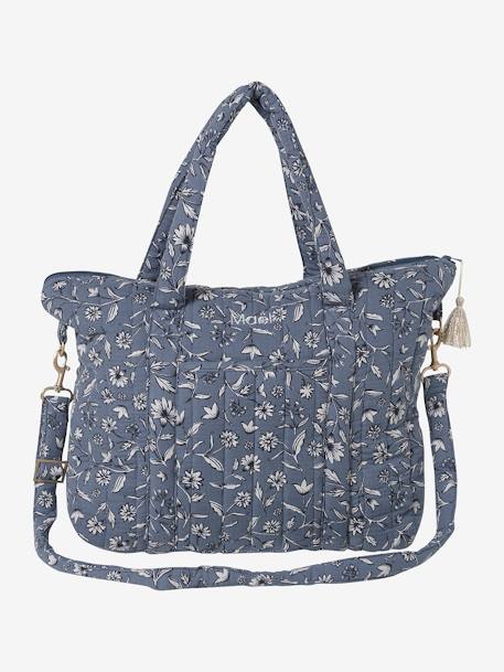 Sac à langer en gaze de coton Plume beige imprimé+blanc imprimé+bleu imprimé+écru+folk+IVOIRE IMPRIME+ivoire végétal - vertbaudet enfant 