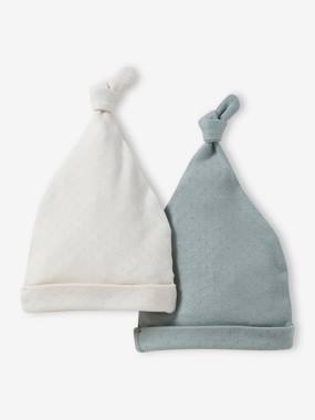 Baby-Accessories-Pack of 2 Beanies for Babies