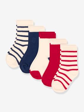 Baby-Socks & Tights-Pack of 5 Pairs of Socks for Children, by Petit Bateau