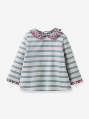 -Sailor-Like Top in Liberty Fabric by CYRILLUS for Babies