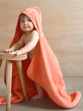 Linge de lit & Déco-Linge de bain-Cape de bain / Serviette à capuche Bébé et Enfant, avec coton recyclé