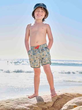 -Printed Swim Shorts for Boys