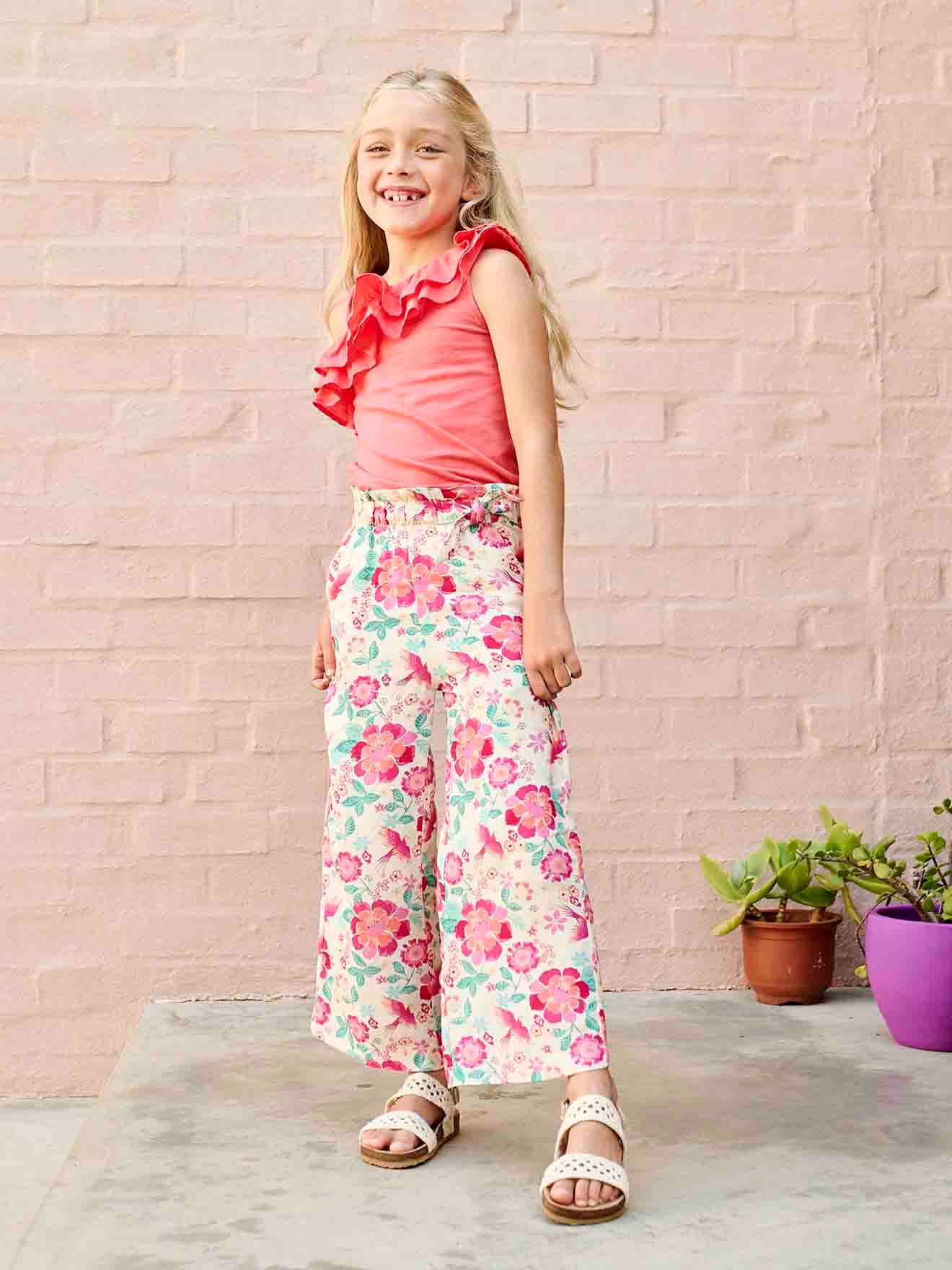 Pantalon large fille 10 ans sale