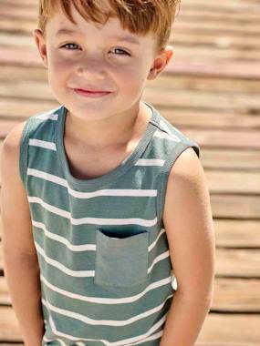 Boys-Tops-T-Shirts-Striped Tank Top for Boys