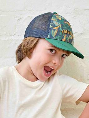 Boys-Accessories-Cap with Jungle Print for Boys