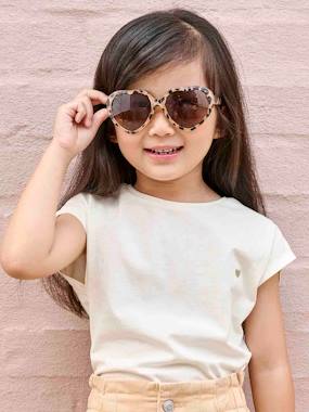 Girls-Heart-Shaped Sunglasses for Girls