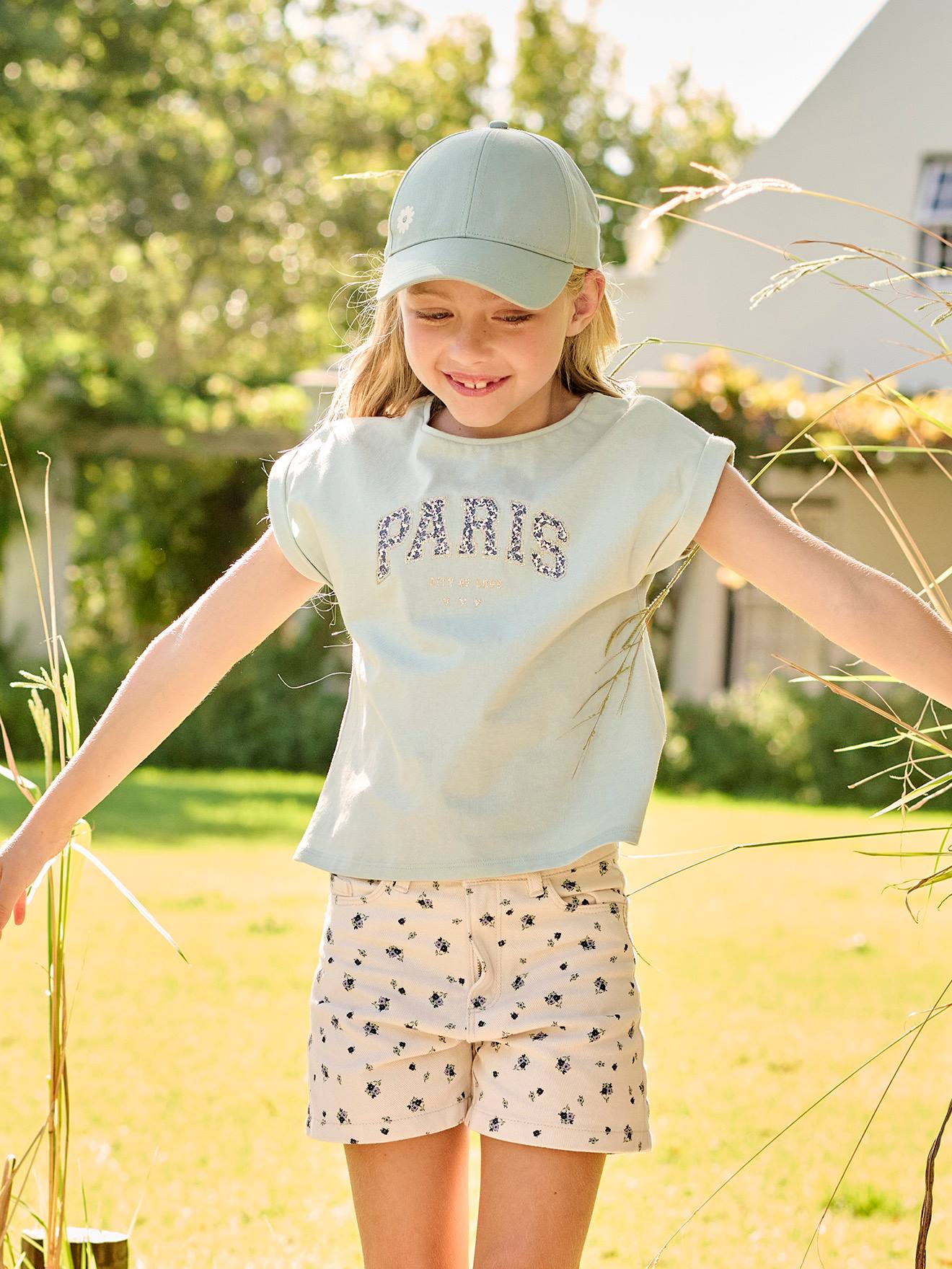 T-SHIRT A COL ROND ET MANCHES LONGUES