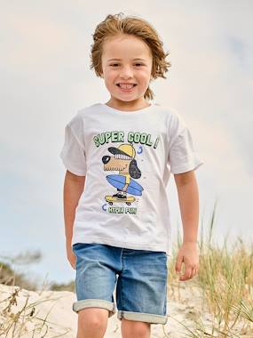 Boys-Tops-Fun T-Shirt with Animal, for Boys