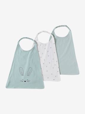 Nursery-Pack of 3 Large Bibs, Essentials