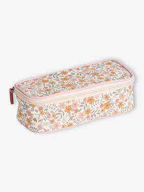 Girls-Accessories-Flowers Pencil Case for School, for Girls