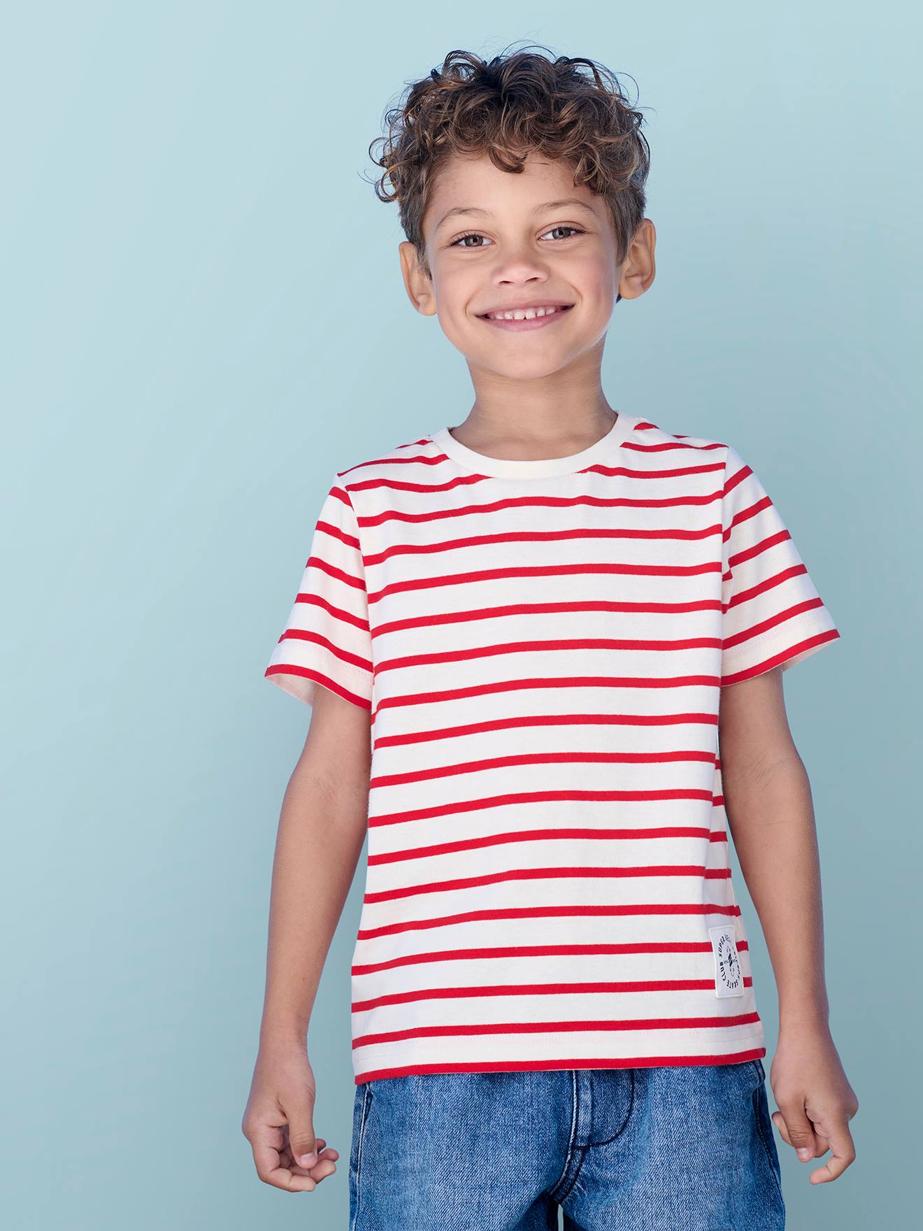 T-shirt Rayé Gymboree Cherie – Taille 5-6 Ans, Rouge Et Blanc, 100% Coton, Neuf Avec étiquette