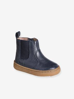 Boots zippées cuir bébé  - vertbaudet enfant