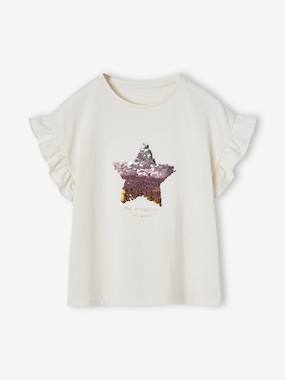 Girls-T-shirt with Reversible Sequins for Girls