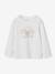 Sequinned Top for Girls ecru+olive - vertbaudet enfant 