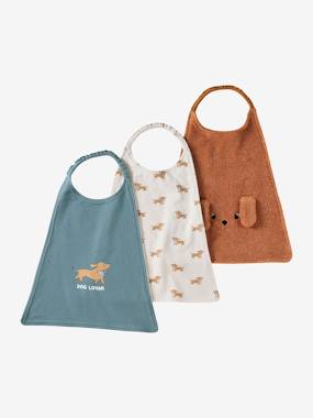 Nursery-Pack of 3 Large Bibs, Essentials