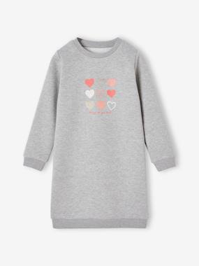 Girls-Dresses-Basics Dress in Fleece for Girls