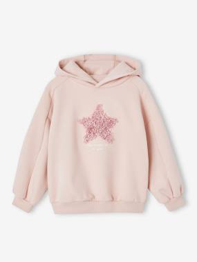 Girls-Hoodie with Fancy Motif for Girls