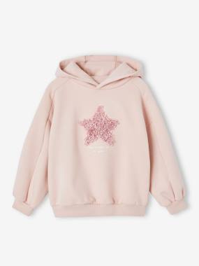 Sweat à Capuche Zippé Fille – Sport, Motif Love, Poches Kangourou, 80% Coton, Pour école, Loisirs, Style Décontracté