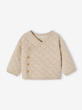 -Gilet bébé matelassé ouverture naissance