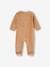 Pack of 2 Velour Sleepsuits with Front Opening for Babies cappuccino+pale blue+rose - vertbaudet enfant 