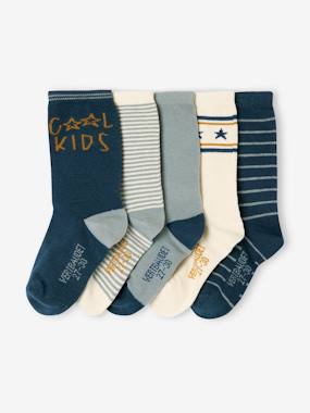 Garçon-Lot de 5 paires de chaussettes "Cool Kids" garçon