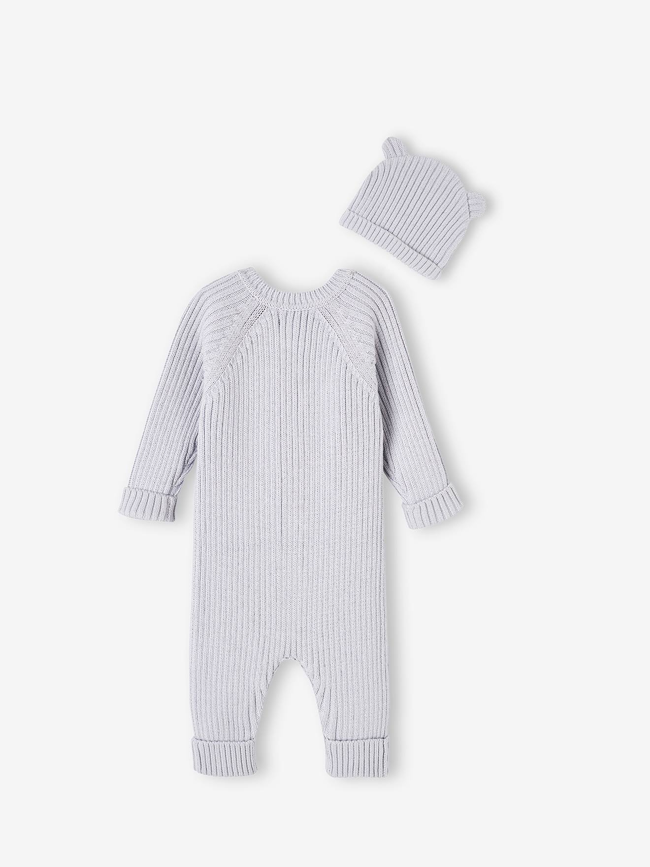 Bebe knit ensemble﻿ Luna + Luca Classic Purl Knit Jumpsuit - Heather Beige