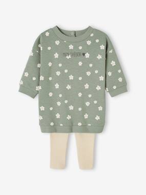 -Ensemble robe + legging bébé personnalisable