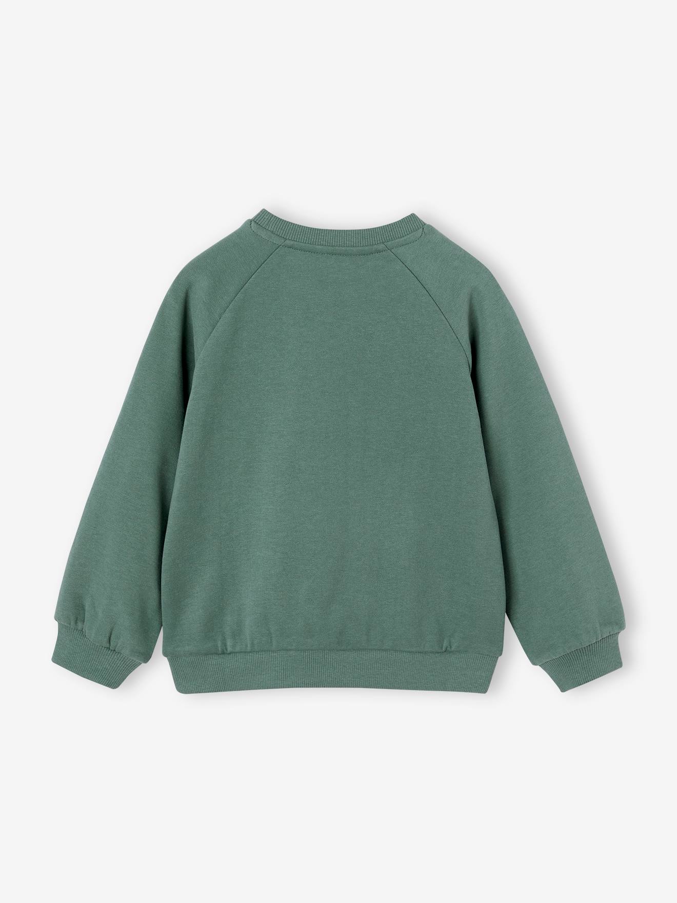 Fancy Sweatshirt for Girls emerald green Girls