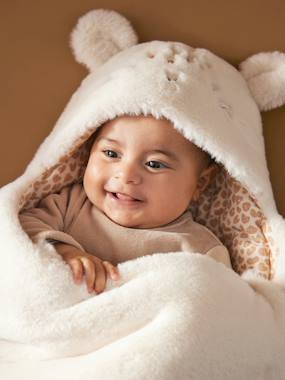 Transformable Baby Nest in Plush Fabric, Bear  - vertbaudet enfant