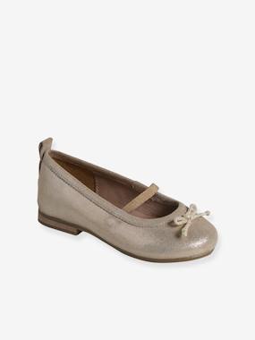 Shoes-Leather Ballet Pumps for Girls