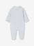 Pack of 2 Velour Sleepsuits with Front Opening for Babies cappuccino+pale blue+rose - vertbaudet enfant 