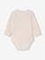 Lot 3 bodies manches longues en coton bio bébé ouverture naissance rose pâle - vertbaudet enfant 