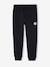 Pantalon jogging Basics garçon en molleton dark bleu ardoise+gris moyen chiné+marine chiné+noir+noir chiné+noisette+ocre+rouge+vert sapin - vertbaudet enfant 