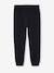 Pantalon jogging Basics garçon en molleton dark bleu ardoise+gris moyen chiné+marine chiné+noir+noir chiné+noisette+ocre+rouge+vert sapin - vertbaudet enfant 