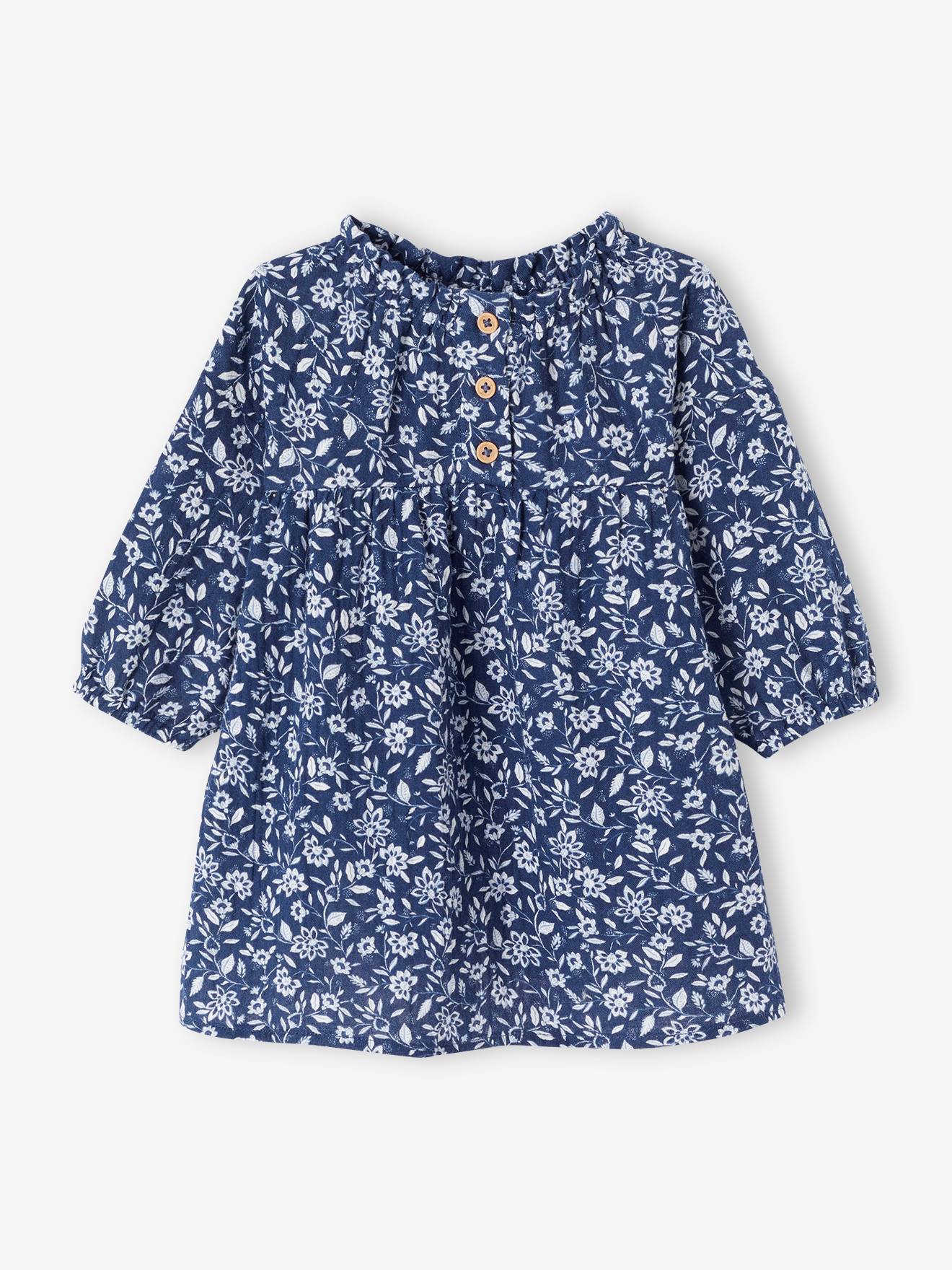 Blue floral store blouse toddler girls 18/24