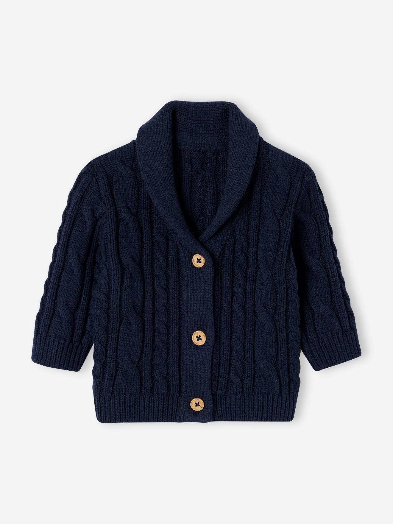 Blue Button selling Knit Cardigan - L