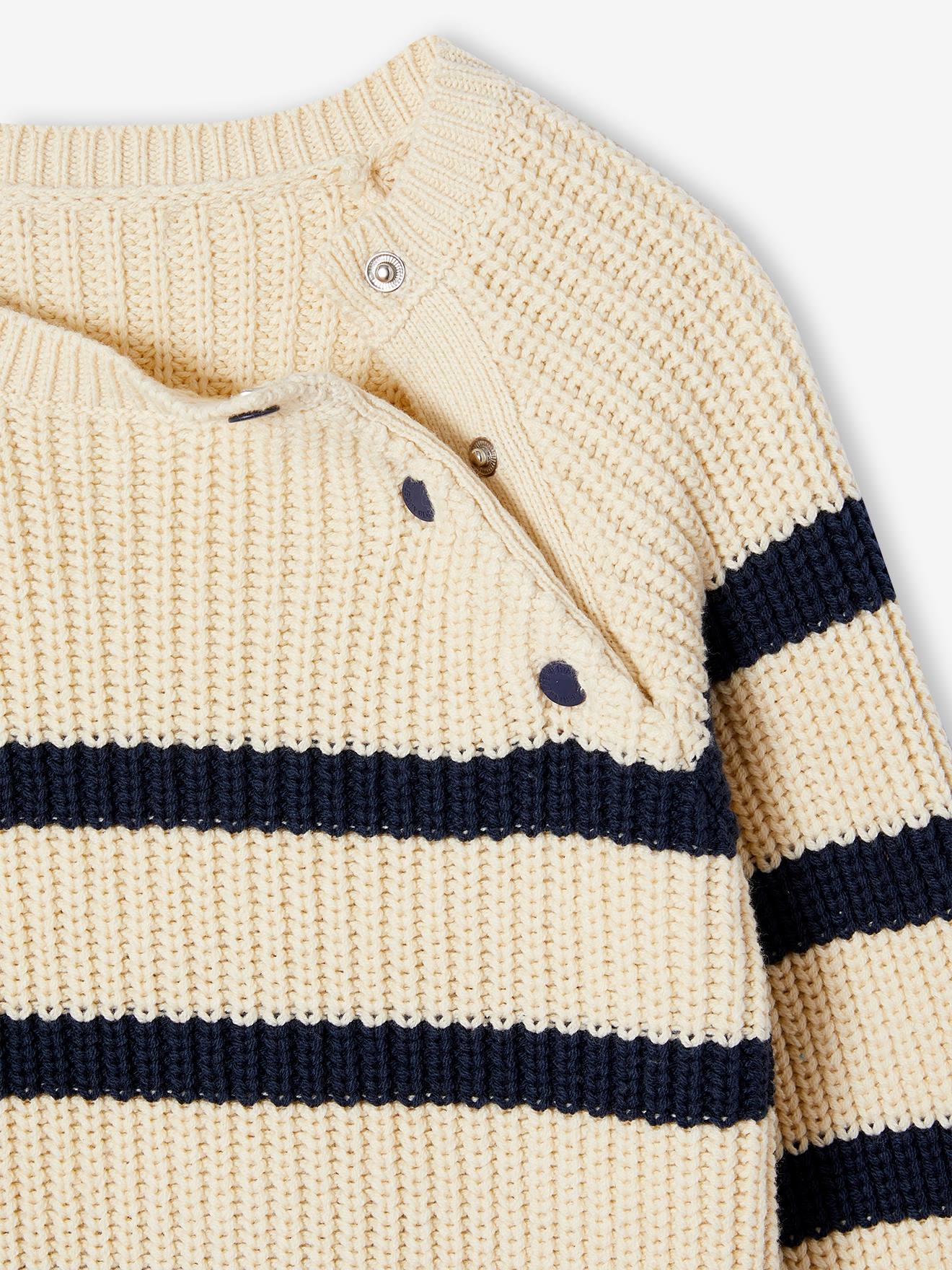 Pull Gap rayé bleu garçon neuf 12-13 ans, 100% coton - Vêtements