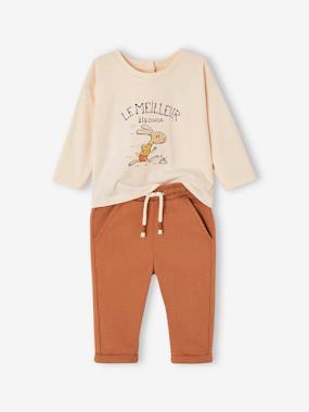 Baby-Outfits-T-Shirt + Fleece Trouser Ensemble for Babies